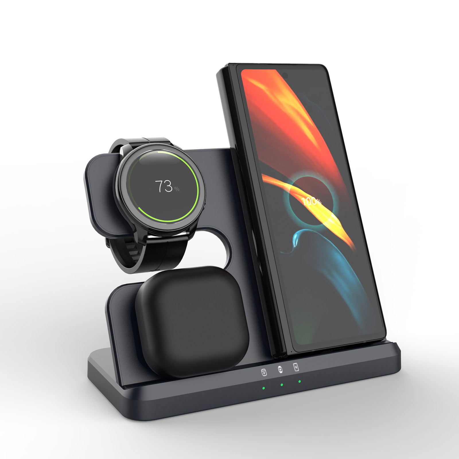 Wireless Charger 3 In 1 - Station de charge sans fil 3