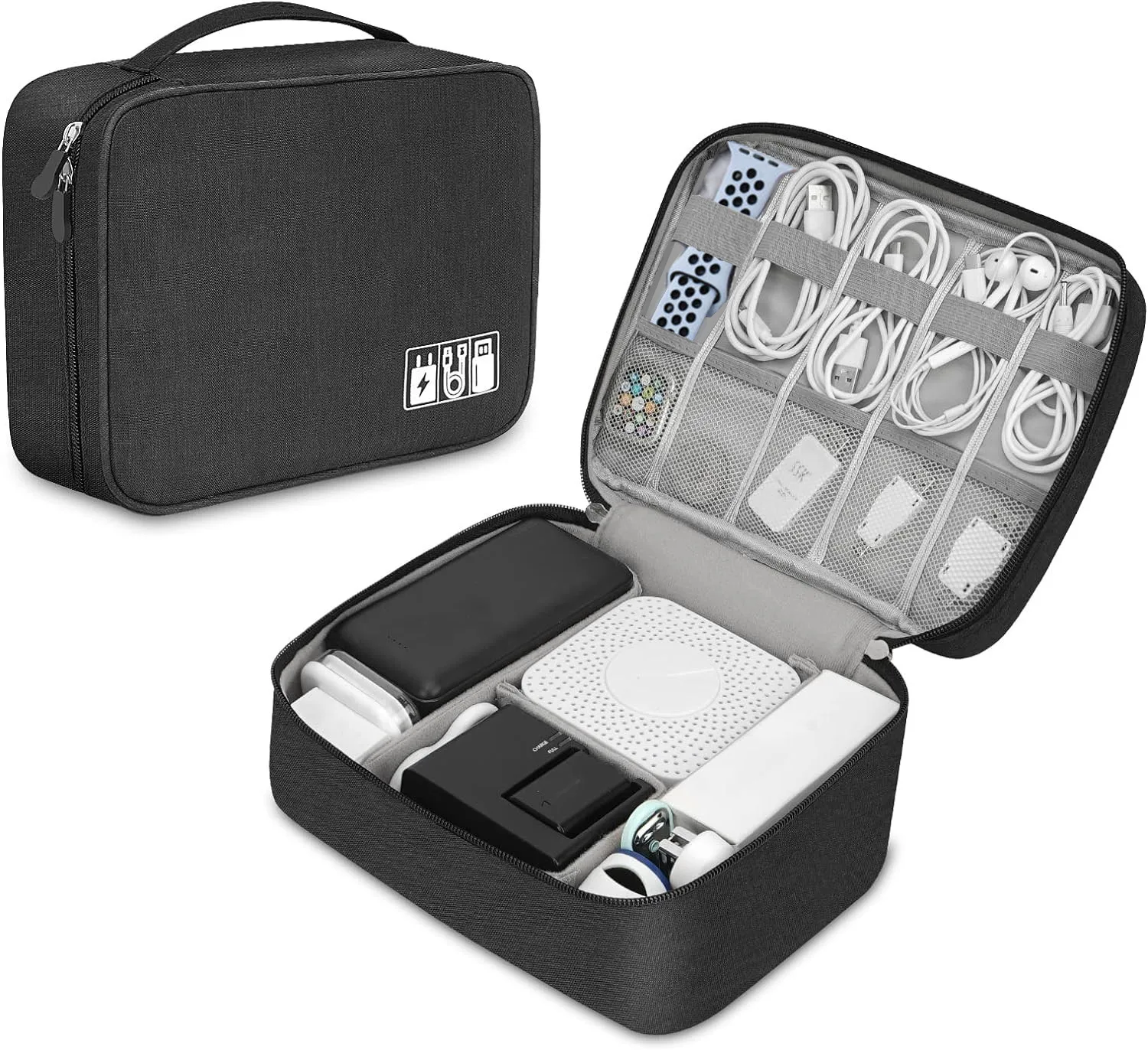 Tech Accessories Storage - Étui de rangement de technologie Portable