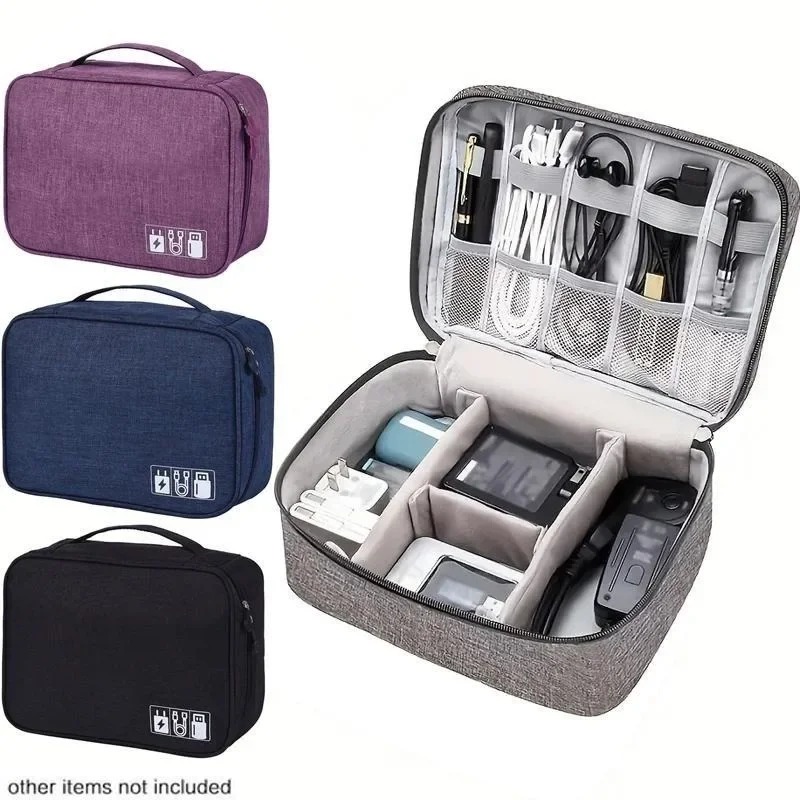 Tech Accessories Storage - Organisateur d'électronique, étui de voyage résistant