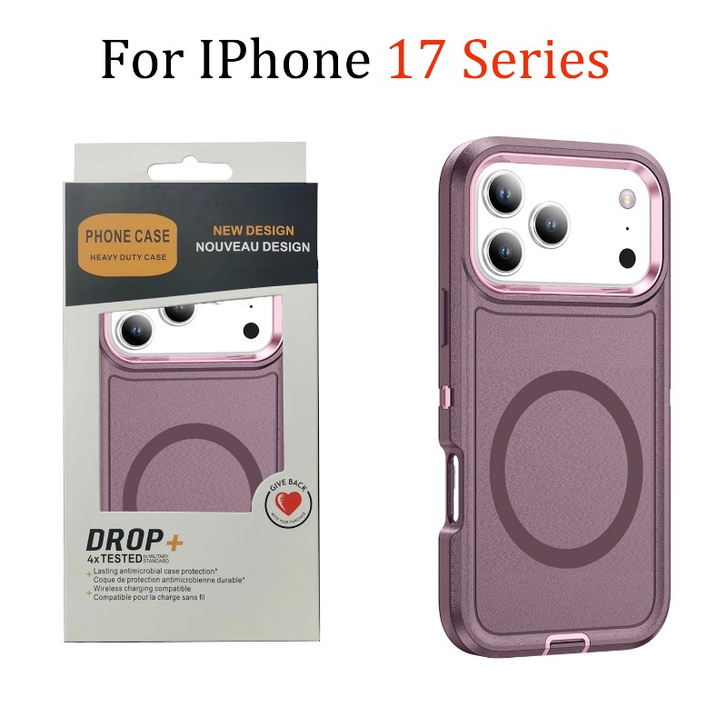Wireless Charger 3 In 1 - Coque de téléphone antichoc 3 en