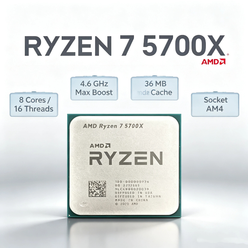 Amd Cpu Ryzen 7 - Processeur de bureau gaming AMD Ryzen