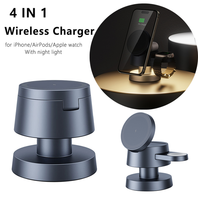 Wireless Charger 3 In 1 - Station de charge rapide sans fil