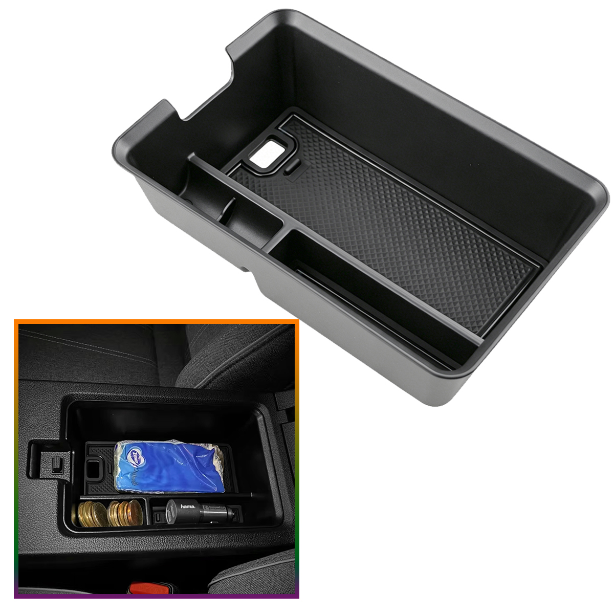 Tech Accessories Storage - Boîte de rangement pour accoudoir pour