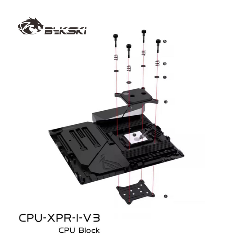 Amd Cpu Ryzen 7 - Bykski CPU bloc utilisation pour INTEL
