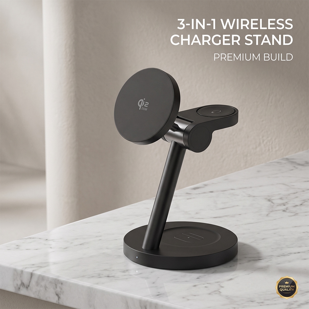 Station de charge sans fil rap - Wireless Charger 3 In 1 avis et prix