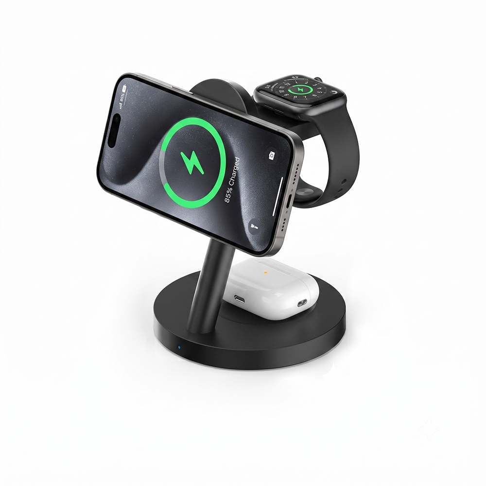 Station de charge sans fil rap - Wireless Charger 3 In 1 avis et prix