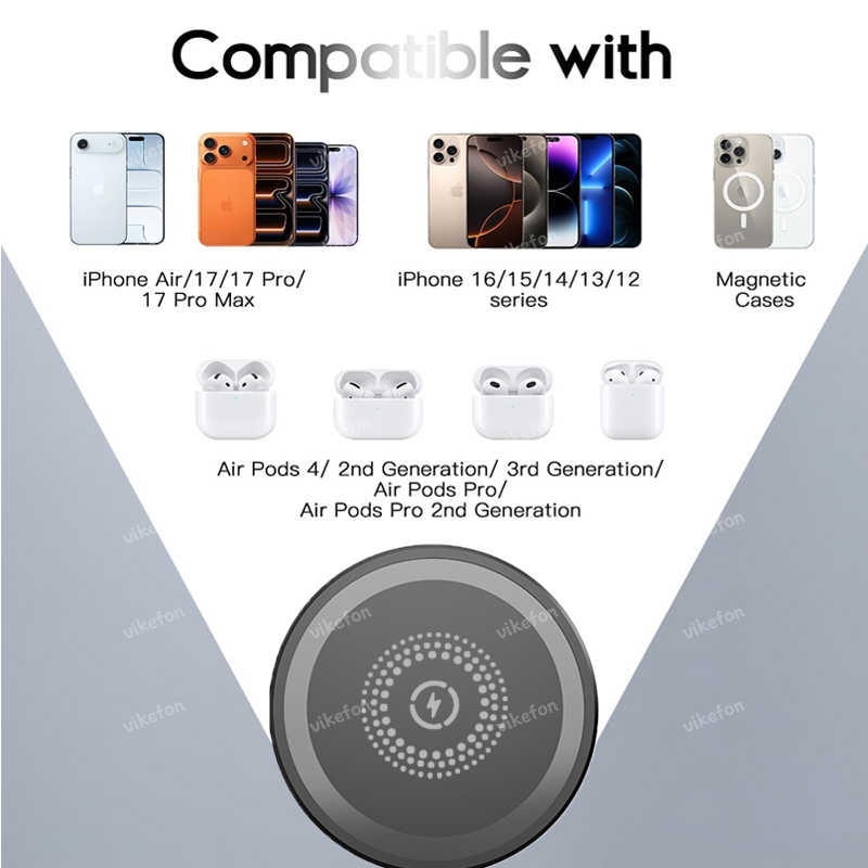 Chargeur sans fil magnétique 3 - Wireless Charger 3 In 1 avis et prix