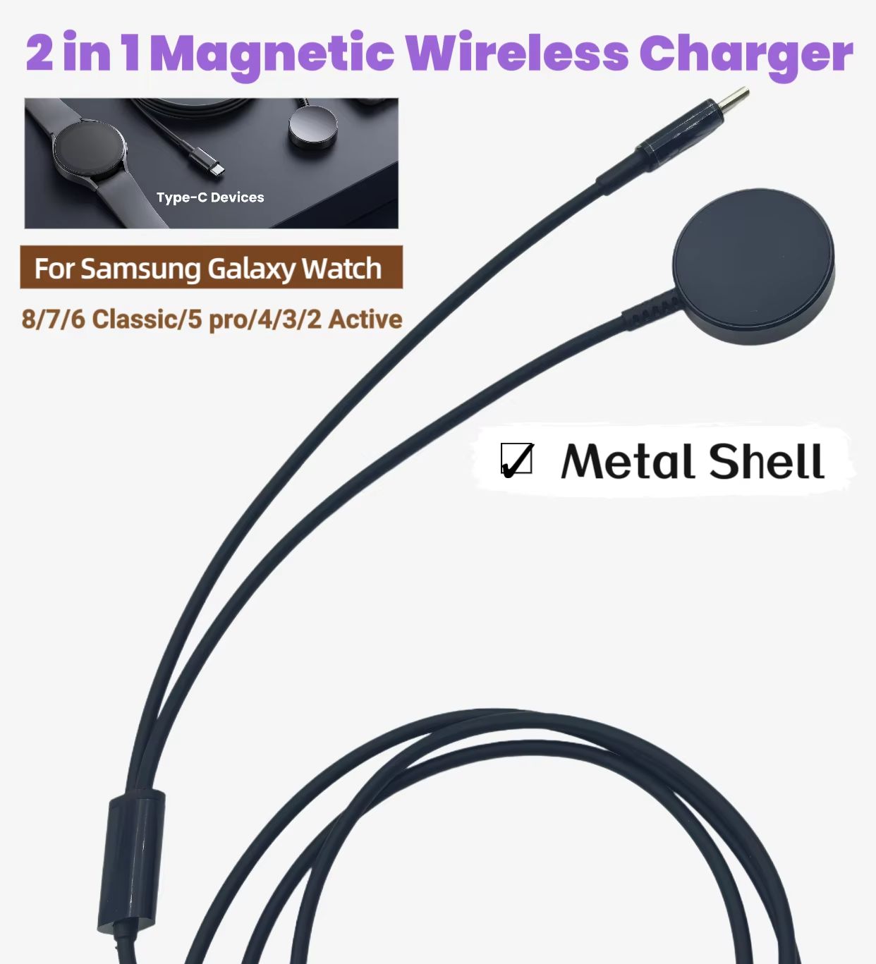 Câble de charge magnétique san - Wireless Charger 3 In 1 avis et prix