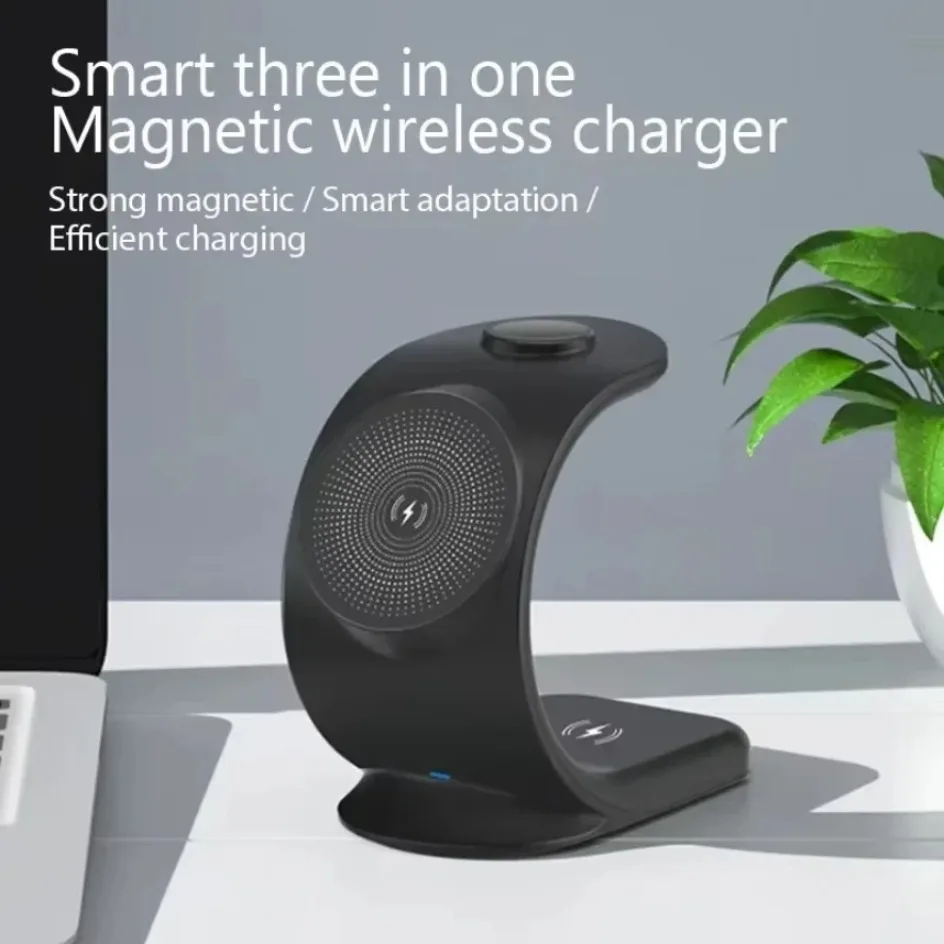 Chargeur sans fil magnétique 3 - Wireless Charger 3 In 1 avis et prix