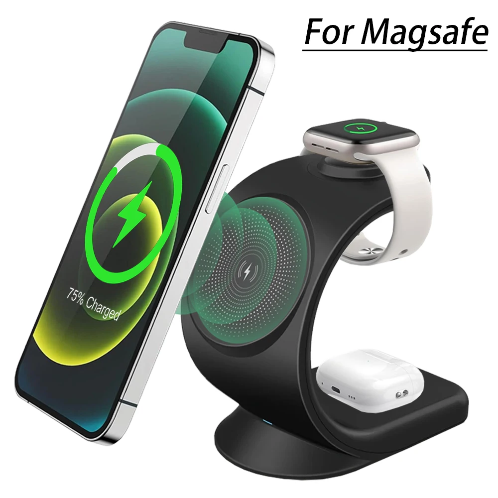 Chargeur sans fil magnétique 3 - Wireless Charger 3 In 1 avis et prix