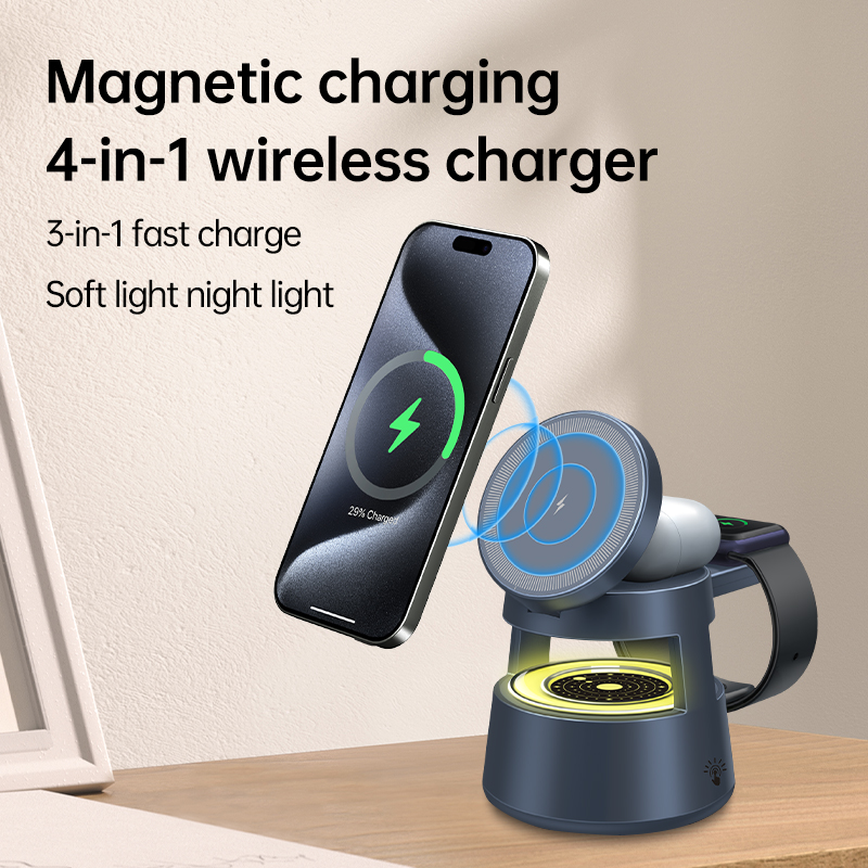 Station de charge sans fil 4-e - Wireless Charger 3 In 1 avis et prix