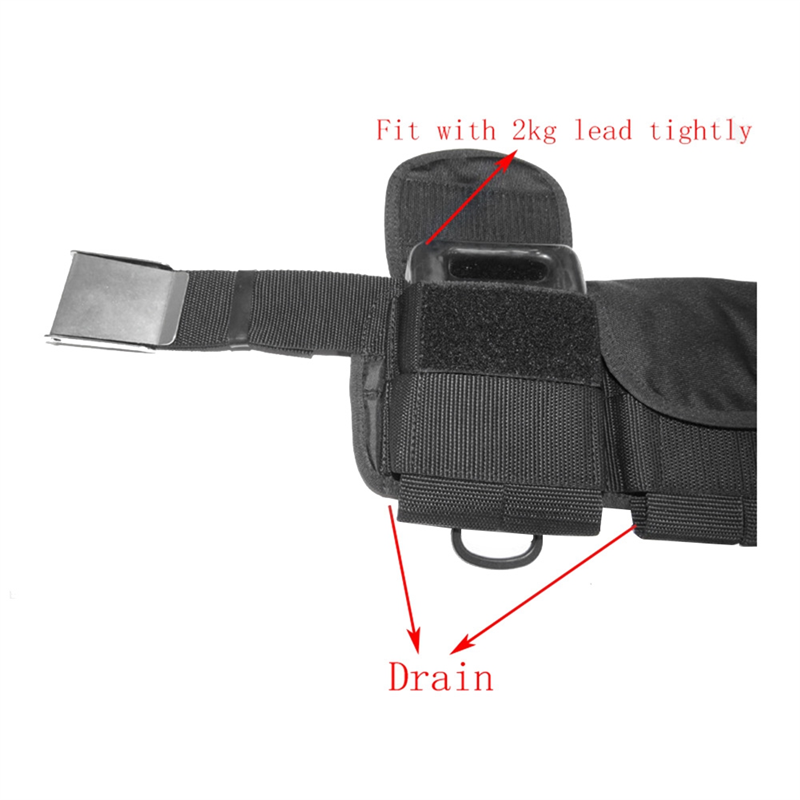 ABVH-ceinture de poids de plon - Tech Diving Accessories avis et prix