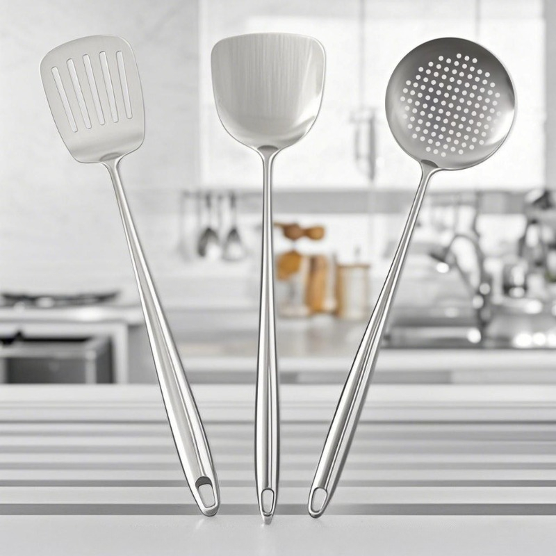Spatule de cuisine en acier in - Hi Tech Kitchen Accessories avis et prix