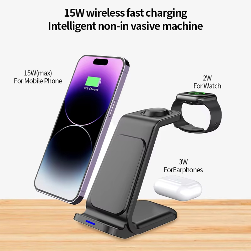 Station de charge sans fil 3 e - Wireless Charger 3 In 1 avis et prix