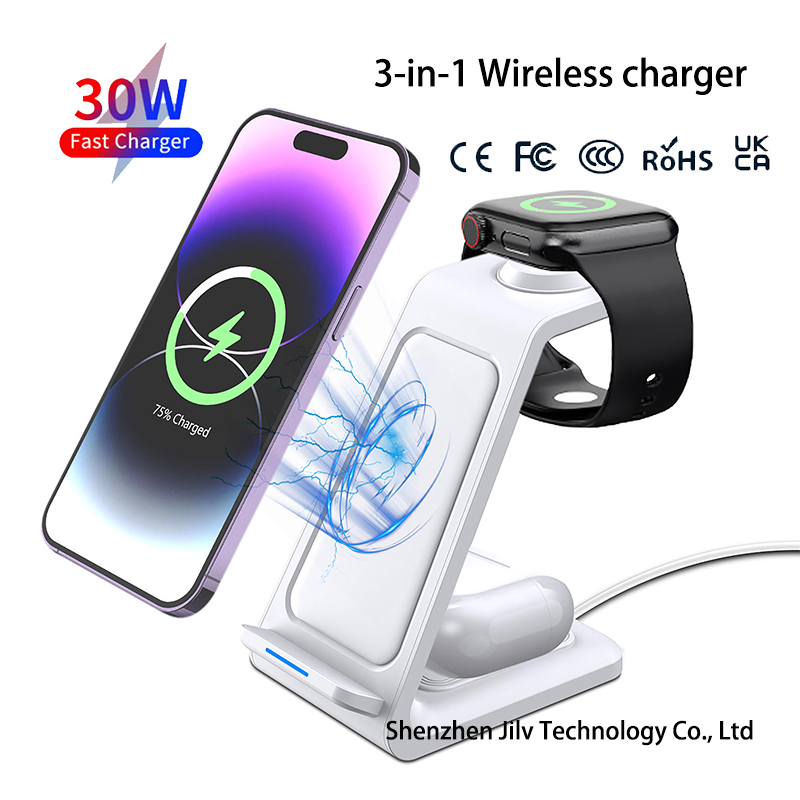 Station de charge sans fil 3 e - Wireless Charger 3 In 1 avis et prix